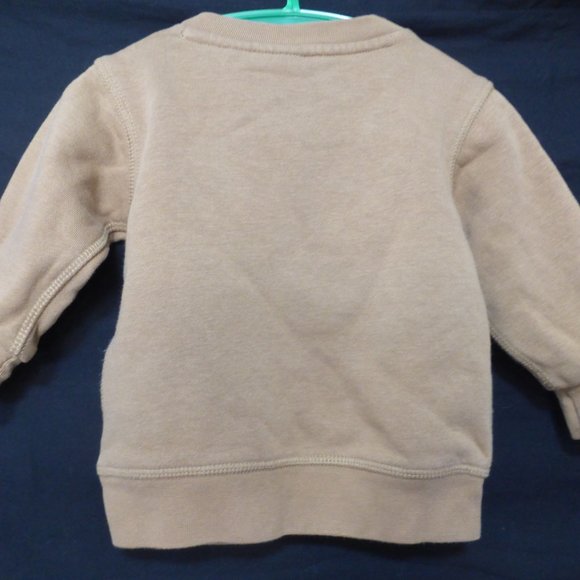 ADIDAS, baby boy, 6 months, brown sweatshirt, GUC - Picture 3 of 8
